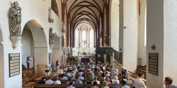 Rund 100 Gäste waren zum Vortrag im Dom Wurzen gekommen | Foto: © Claudia Kunde