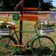 Innen und außen bunt und kreativ: Kultur.Kirche.Recknitz. Foto: (c) Vogler/EAT