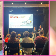 Vortrag über das Bubble-Crasher-Projekt auf der Tagung "Zwischen Rissen und Kitt: Politische Bildung im öffentlichen Raum" Fotos: (c) EAT